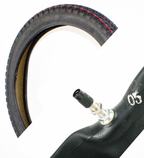 OPONA 2,75-18 TT-  BOSS TIRE BL-213 + DĘTKA