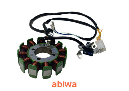 CEWKI ISKROWNIKA (STATOR) 12-ZWOJOWE CB200/250CC CG200/250 ZS 169FMM 5-kabli 88mm