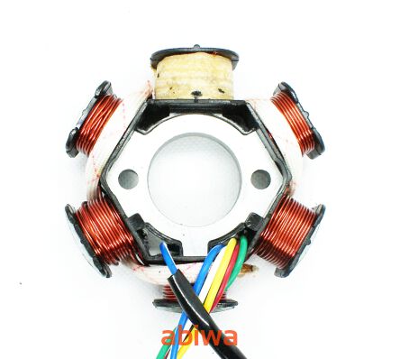 CEWKI ISKROWNIKA (STATOR) 6-ZWOJOWE (1 NIEUZW.) 4T GY6 125CCM