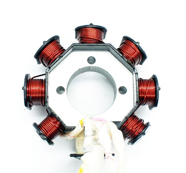 CEWKI ISKROWNIKA (STATOR) 8-ZWOJOWE CB 250CCM ZS 169FMM 5-kabli