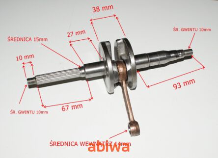 WAŁ KORBOWY 2T- 17 frezów (QUANTUM,PASSO,JOG)-ANH