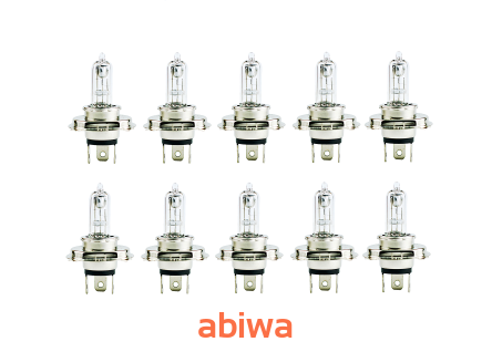 ŻARÓWKA LAMPY PRZÓD H4 12V HS1 35/35W P43T  - BEZ ECE - 10 sztuk