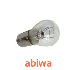 ŻARÓWKA LAMPY TYŁ 12V 21/5W, DWUWŁÓKNOWA BAY15D - BIAŁA HOMOLOGACJA