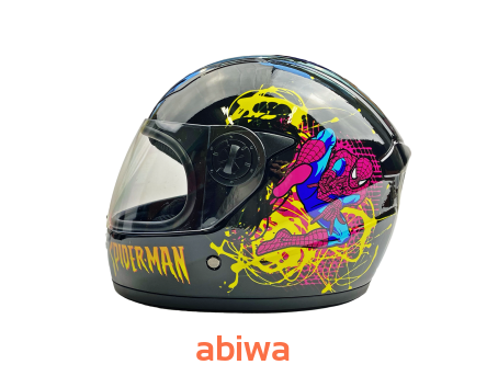 KASK MD-E506 INTEGRALNY DZIECIĘCY SPIDERMAN CZARNY CE