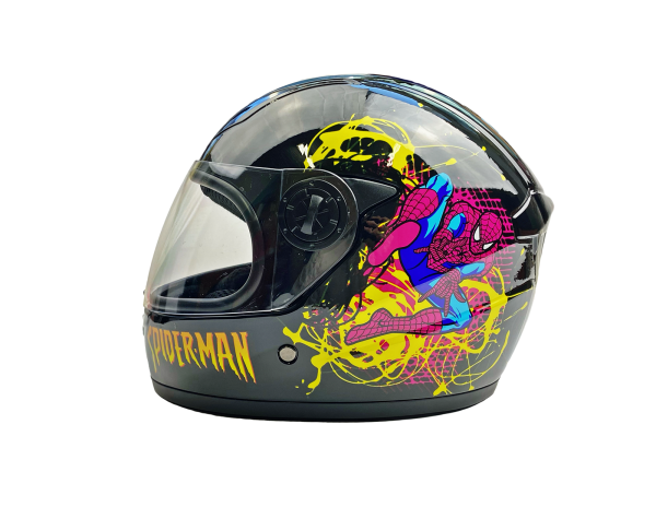 KASK MD-E506 INTEGRALNY DZIECIĘCY SPIDERMAN CZARNY CE