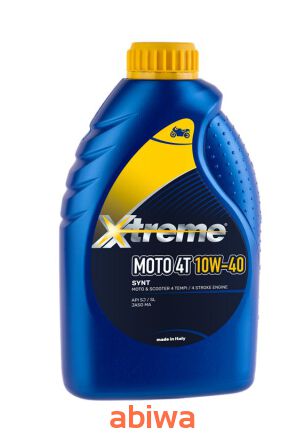 OLEJ PÓŁSYNTETYCZNY XTREME MOTO 4T DO SILNIKÓW 4T 10W40 1L - produkt włoski