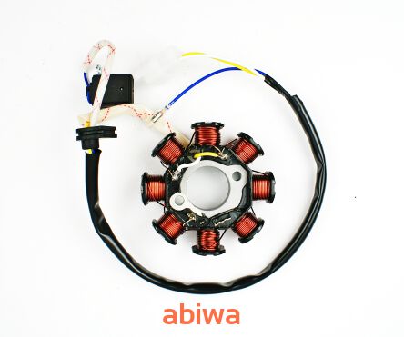 CEWKI ISKROWNIKA (STATOR) 8-ZWOJOWE SYM MIO 50CCM 4T