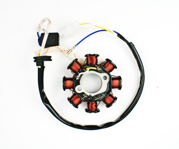 CEWKI ISKROWNIKA (STATOR) 8-ZWOJOWE SYM MIO 50CCM 4T