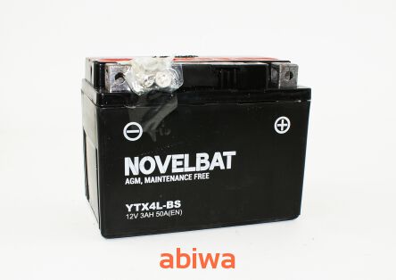 AKUMULATOR 12V YTX4L-BS NOVELBAT AGM 3Ah