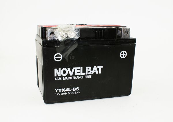 AKUMULATOR 12V YTX4L-BS NOVELBAT AGM 3Ah