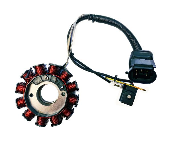 CEWKI ISKROWNIKA (STATOR) 12-ZWOJOWE PIAGGIO 125/250CC