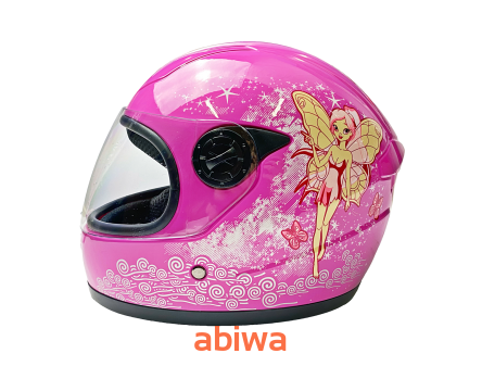 KASK MD-E506 INTEGRALNY DZIECIĘCY WRÓŻKA RÓŻOWY CE