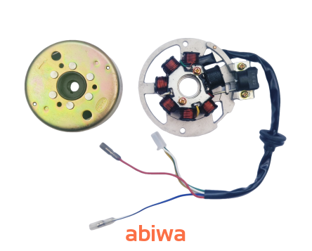 KOŁO MAGNESOWE + CEWKI ISKROWNIKA 2T 6 cewek (stożek 13 mm - 17 mm)