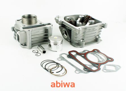 CYLINDER + GŁOWICA KPL. 4T GY6 50CCM (39mm) - Z ODPOWIETRZENIEM- ANH