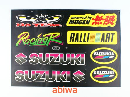 NAKLEJKI TUNING 44,5X31,5 XY-3012 SUZUKI 8 NAKLEJEK