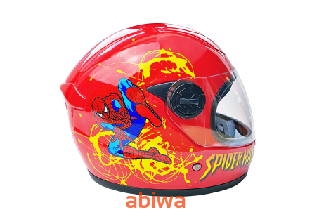 KASK MD-E506 INTEGRALNY DZIECIĘCY SPIDERMAN CZERWONY CE