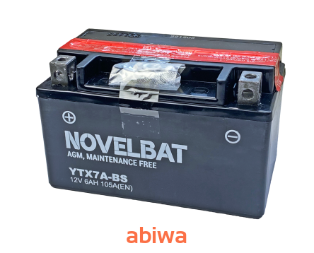 AKUMULATOR 12V YTX7A-BS NOWELBAT 6Ah AGM