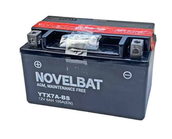 AKUMULATOR 12V YTX7A-BS NOWELBAT 6Ah AGM